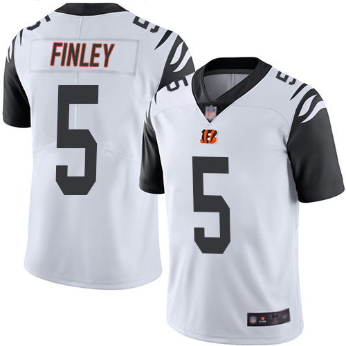 Cincinnati Bengals Limited White Men Ryan Finley Jersey NFL Footballl #5 Rush Vapor Untouchable